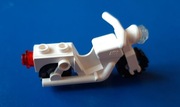 LEGO Motocykl Motor x81c02 biały + światła