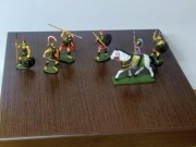 Sparta vs Persja spartanie hoplici kawaleria perska 1:72 figurki pomalowane