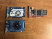Karty graficzne 2 x GeForce GT220, Radeon HD4350 512MB
