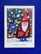 Barbara Dutkowska Boże Narodzenie Wesołych Świąt pocztówka