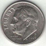 USA 10 centów 2003 P nr 1