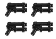 LEGO PISTOLET, BROŃ CZARNA NR 95199 4 sztuki