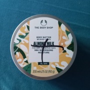 The Body Shop Almond Milk wegańskie masło do ciała  200ml do 96h nawilżania