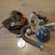 Radziecka Maska Przeciwgazowa pełny zestaw z torbą nowy filtr