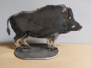 Dzik dekoracja metalowa  do domu ogrodu 