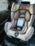 Hello Baby Fotelik Samochodowy Szary Kapsuła Isofix 9 - 25 kg