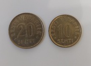 Estonia monety zestaw: 2 sztuki, różne 