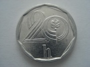 Czechy 20 halerzy 1996
