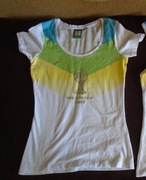 Nowa Koszulka sportowa na ramiączka FIFA WordCup Brasil piłkarska Damska