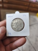 Srebrna moneta 5 złotych 1935 Józef Piłsudski.