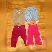 Spodnie dresowe 4szt r.80/86 (62)