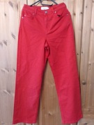 czerwone jeansy damskie THINKING MU r. 38