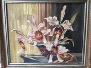 Obraz na płótnie orchidea vintage