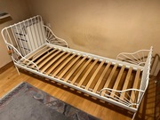 Łóżeczko dziecięce, Ikea Minnen, białe
