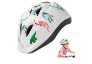 Kask Rowerowy uniwersalny – Wzór Dinozaury.(K1)
