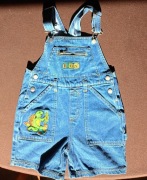 Spodnie ogrodniczki dżinsowe krótkie