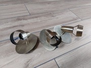 3 x lampa kinkiet E14 kolor złoty szczotkowany