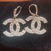 Piękne kolczyki z prawdziwego złota z cyrkoniami