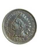 USA 1 cent Indian Head 1905 rok 
