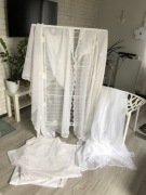 Zestaw 6 szt firanki Ikea