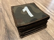 Naszywki numeryczne do szkolenia np. PSBS