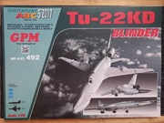 Model Kartonowy GPM 492 Tu-22KD BLINDER + LASERY