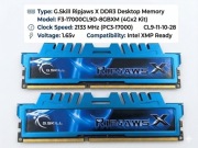 Pamięć RAM G.Skill Ripjaws X DDR3 8GB (2x4GB) 2133MHz CL9
