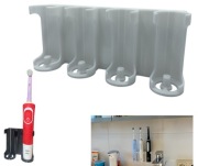 Uchwyt na 4 szczoteczki elektryczne ORAL-B wieszak stojak organizer biały