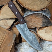 Nóż kuchenny / outdoorowy ze stali nierdzewnej + pochewka