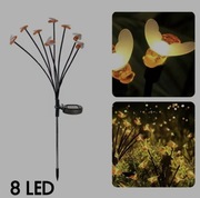 Lampki solarne Dekoracyjne oświetlenie trawnika zestaw 2 szt