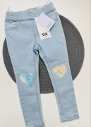 Miękkie jeansy C&A, rozmiar 98 cm / 3 lata