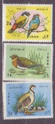 PERSIA. 1972/Ptaki/3zn, nie kasowane.