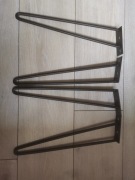 NOGA MEBLOWA NÓŻKI MEBLOWE 30 CM CZARNE 4 SZTUKI 30 CM