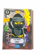 Lego Ninjago karta nr 256 Platynowy Cole Nowy