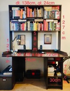 Solidne biurko z nadstawką wykonane na zamówienie 