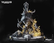 Diorama Geralt z Rivii Ciri 1/6 skala, wysokość 77 cm ręcznie malowana