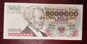 2 miliony złotych - 2 000 000 - 2 Miliony złotych, NBP, seria A - 1993