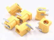 Gniazdo DC 2.1/5.5 żeńskie DC-005 żółte