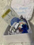 Niebieski zestaw prezentowy dla ukochanej osoby