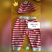 Komplet h&m 62 spodenki czapka
