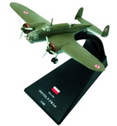 Polski bombowiec PZL P-37B Łoś, 1:144/NOWY
