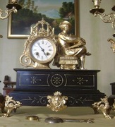 ARCYDZIEŁO-MARMUROWY GARNITUR KOMINKOWY-MEGA BRYLANT-DO REZYDENCJI !