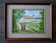 Klasztor karmelitów bosych w Czernej 1795 rok - widok ogólny