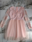 Sukienka dziewczęca tiul 152