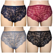 Zestaw 4 sztuk Majtek Fig koronkowych 2 XL (44)