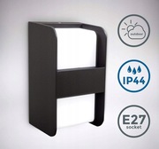 Lampa kinkiet zewnętrzny elewacyjny ip44 1xe27