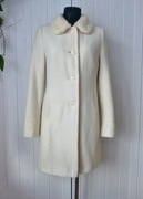 Topshop Tall wełniany płaszcz w jodełkę M