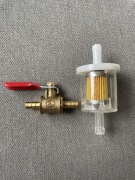 Kranik paliwa zawór z filtrem 6 mm