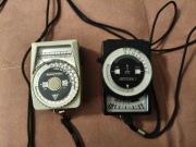 2x ŚWIATŁOMIERZ LENINGRAD 4 + LENINGRAD 7 | ZSRR | SPRAWNE | Z FUTERAŁAMI