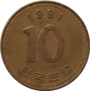 Korea Południowa 10 won z 1991 roku - OBEJRZYJ MOJĄ OFERTĘ